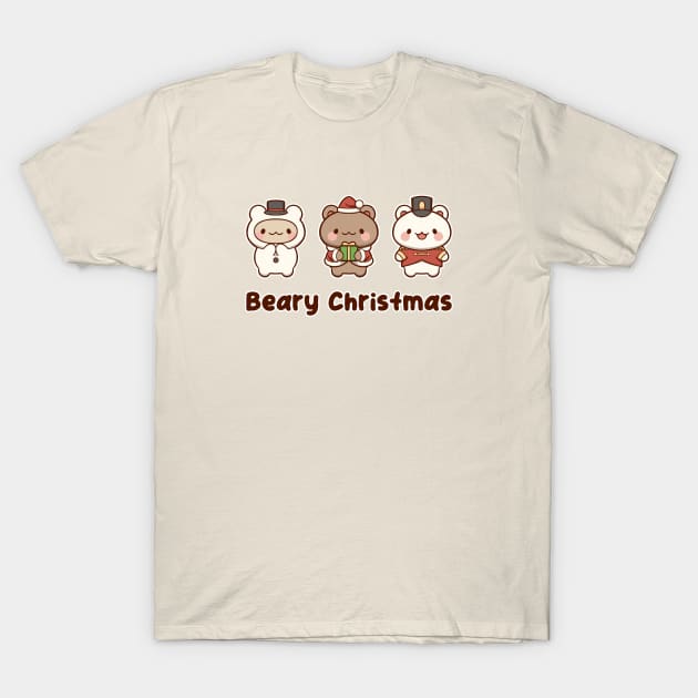 "Beary Christmas" | Holiday T-Shirt by KiiroiKat